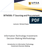 Week 1-Decision Making Methodology