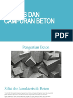 Uji Fisis Dan Campuran Beton