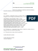 Art. 1º Autorizar A Compensação de Horas Aos Servidores Abaixo Relacionados