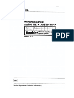Audi 80, 90 - 1997 - (S2 3B) Workshop Manual - Compressed
