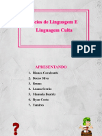 Vícios de Linguagem e Linguagem Culta