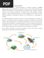 Cadena Alimentaria y Nivel Trofico