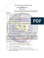 Reglamento Interior de La Secretaria de Salud PDF