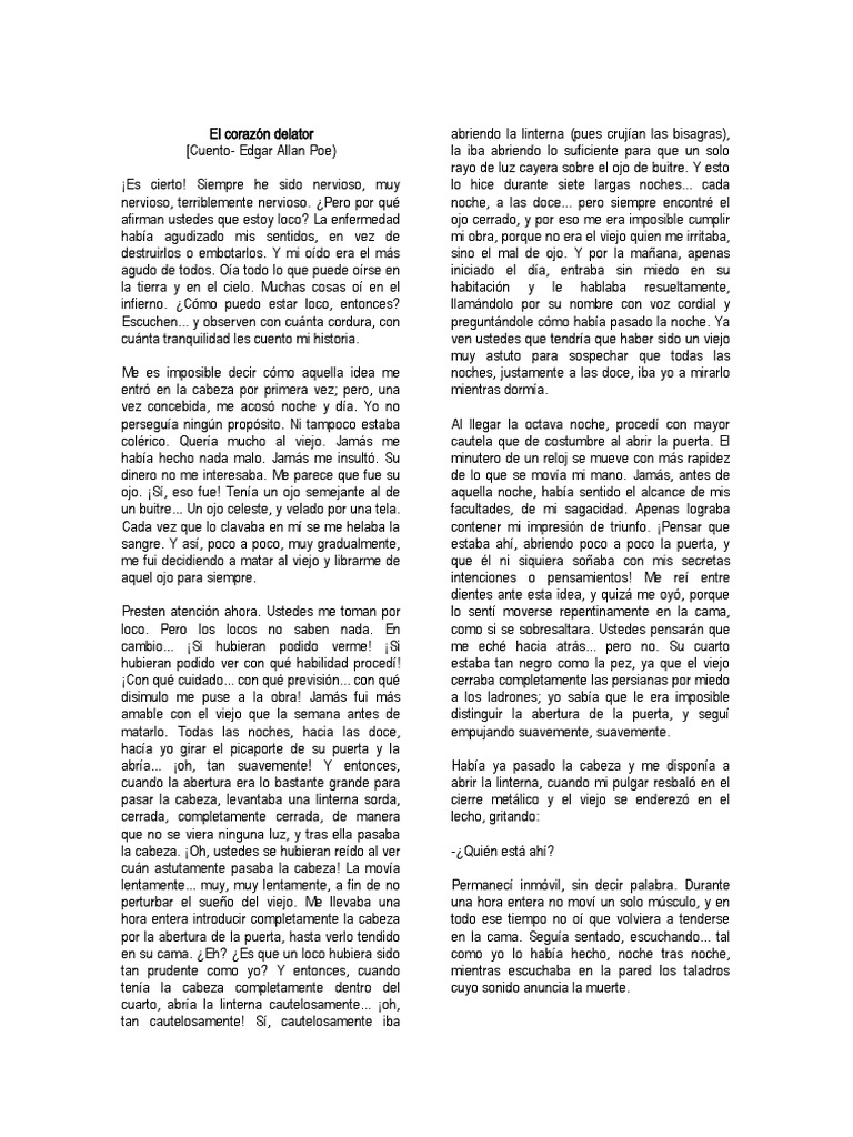 Lectura de Edgar Allan Poe | PDF | Edgar Allan Poe