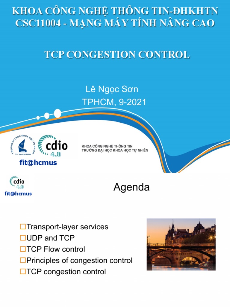 TCP Congestion Control Overview | PDF | Transmission Control Protocol ...