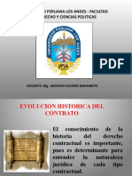 Evolucion Historica Del Contrato y Otros