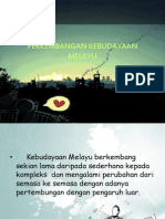 PERKEMBANGAN KEBUDAYAAN MELAYU