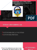 Acto Juridico - Autonomia D Ela Voluntad, Autonomia Privada Teorias