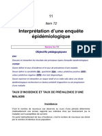 Sante Publique Polycopie Interpretation Enquete Epidemiologie COFER Cours
