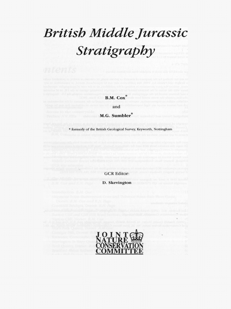 GCR v26 British Middle Jurassic c2 | PDF | Earth Sciences | Geology
