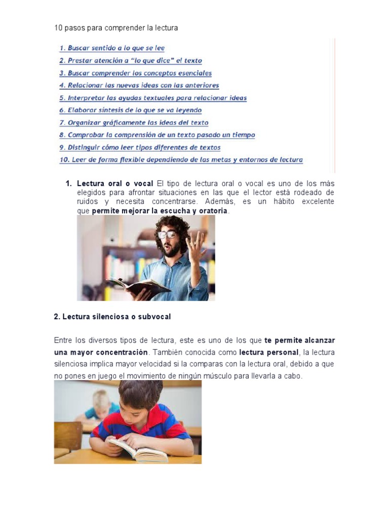 10 Pasos para Comprender La Lectura | PDF | Psicoanálisis | Sigmund Freud