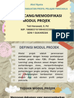 Aksi Nyata Merancang - Memodifikasi Modul Projek