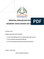 Proposal Pengurusan Akademik Tahfiz Desaria 2023 & 2024