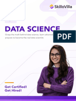 Data Science Machine Learning Brochure Skillovilla