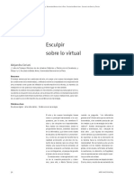 Esculpir Sobre Lo Virtual