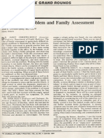 A Diagnostic Problem and Family Assessment