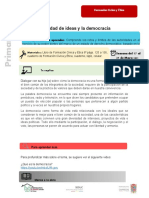 La Diversidad de Ideas y La Democracia: Qu Vamos A Aprender: É