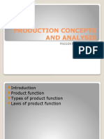 Production Concepts and Analysis