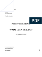 Proiect Educational Ziua Europei 9 Mai