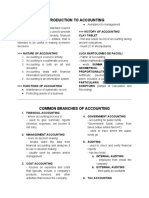 FUNDAMENTALS OF ACCOUNTING, BUSINESS, AND MANAGEMENT - Introduction To Accounting