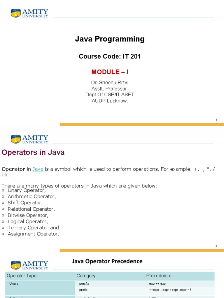 2 PPT Module | PDF | Method (Computer Programming) | Java (Programming ...