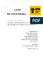 Proyecto de Análisis Microbiológico de Calidad Del Aire Del Mercado "Modelo" de Cajamarca