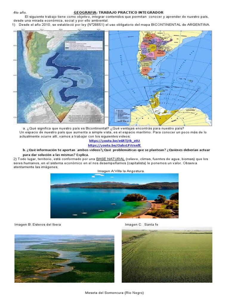 Geografía de Argentina: Recursos y Desafíos | PDF | Agua