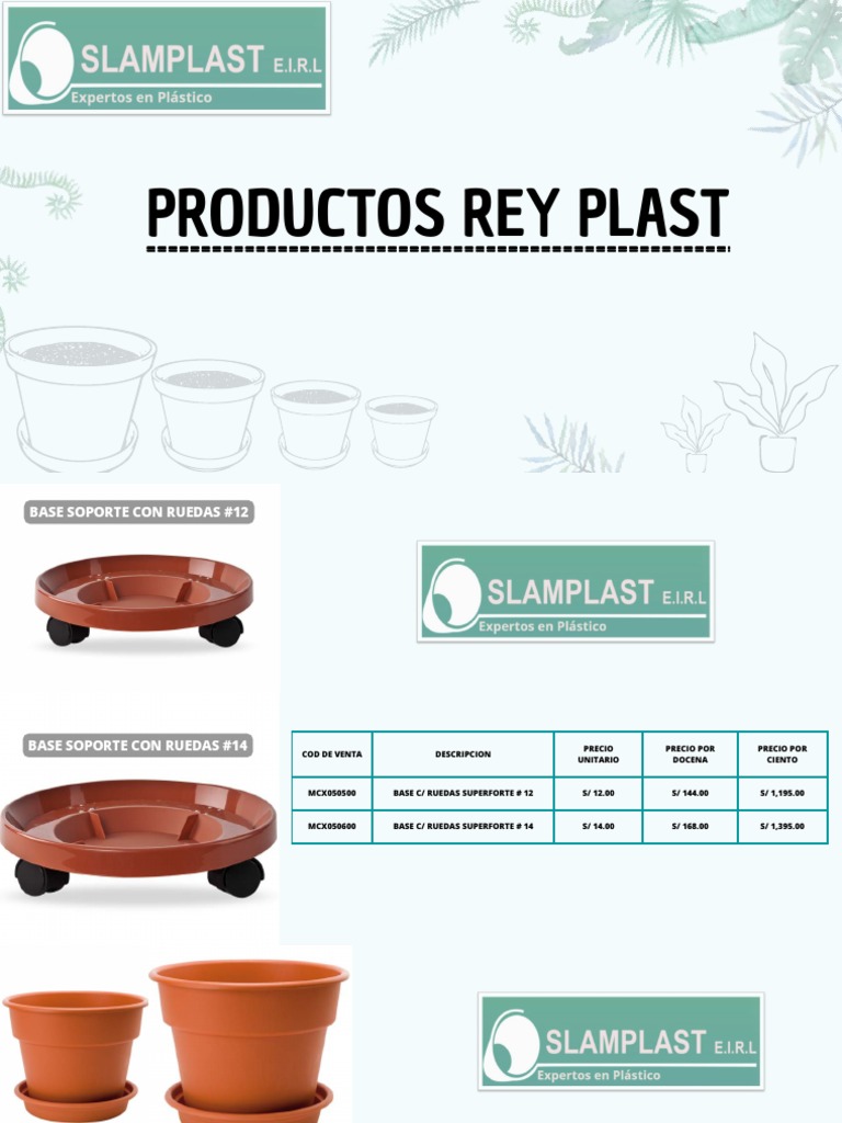 Catálogo de Productos Reyplast | PDF
