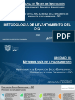 Unidad 3. Metodología de Levantamiento - DIO