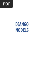 Django Models