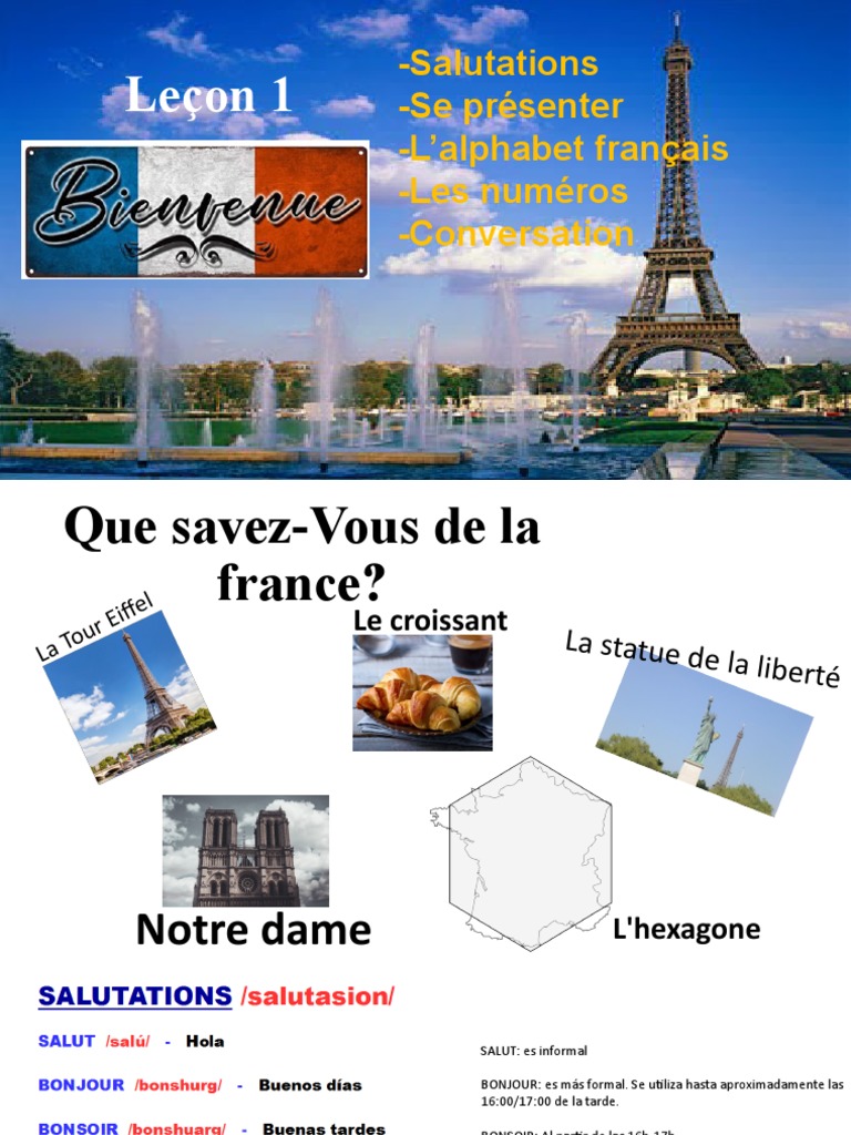 Leçon 1 PDF