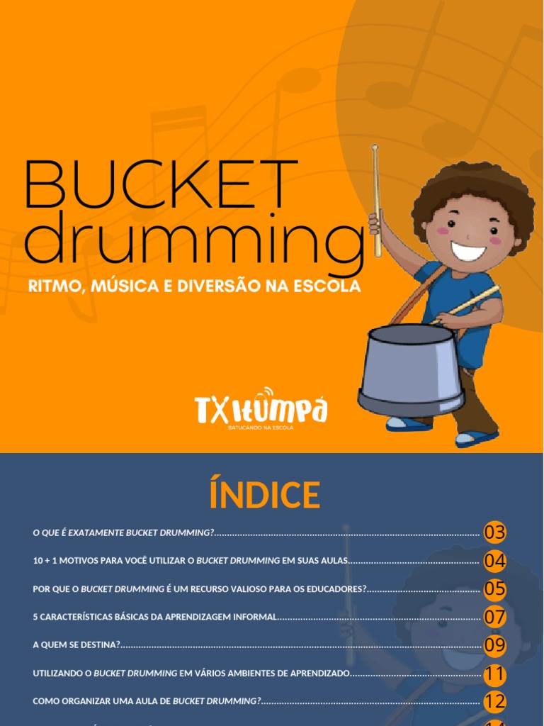 EBook Bucket Drumming PDF Aprendizado Pedagogia