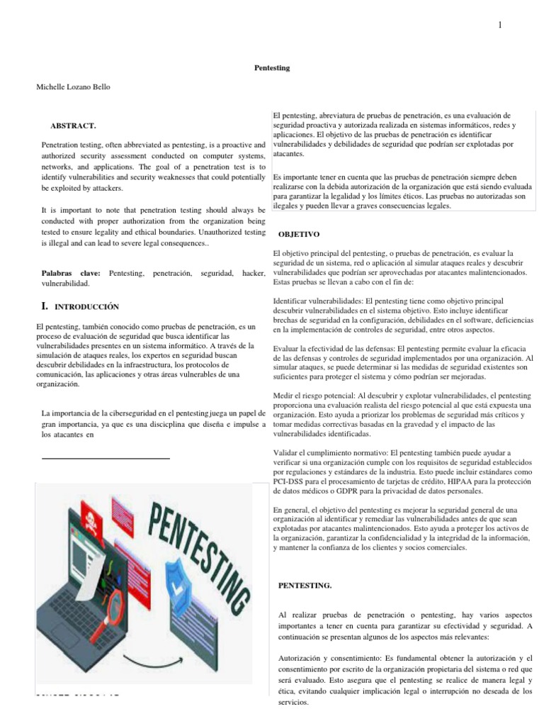 Pentesting Iii | PDF | Prueba de penetración | La seguridad informática
