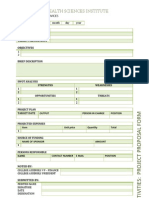 Project Proposal Template Activities