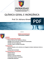 1° Unidade - Química Geral