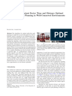 Average Case Constant Factor Time and Distance Optimal Multi-Robot Path Planning in Well-Connected Environments