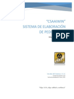 Manual CSAAIwin Versión 5.0