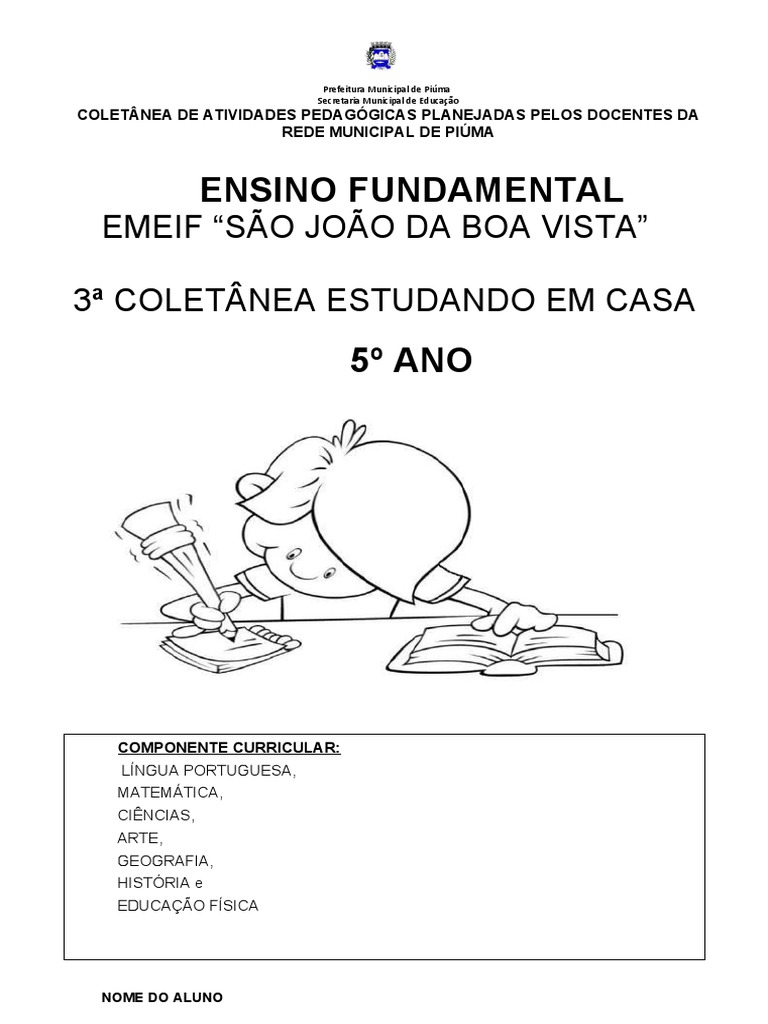 2º ano C - Ana Gabriella: 22 de março (segunda-feira): Português,  Matemática e Geografia.