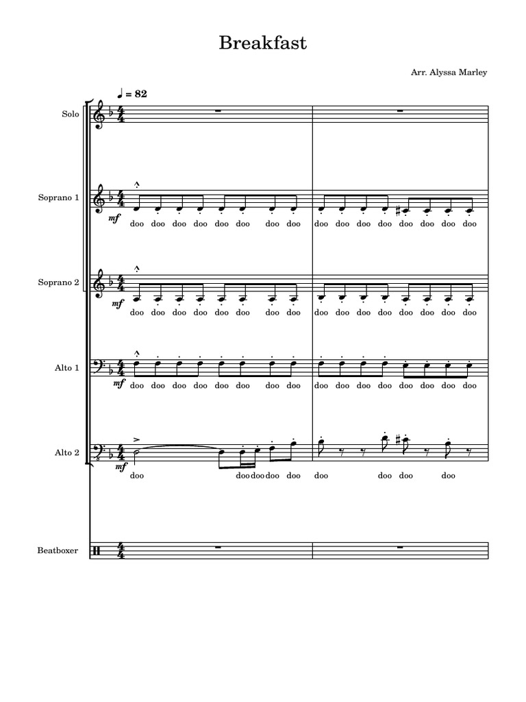 Breakfast | PDF | Vocal Music | Music Performance
