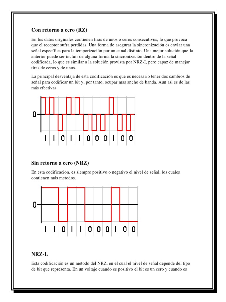 Codificación de Señales en Telecomunicaciones | PDF | Datos de ...