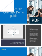 Dynamics 365 Overview Demo Guide