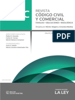 Revista Código Civil y Comercial