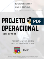 Projeto Operacional EBN 05 - Gabarito Comentado - POLÍCIA MILITAR RN - 5º SIMULADO