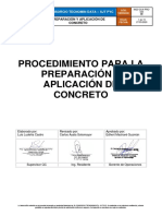 9423-Qua-Pro-020 Preparación y Aplicación de Concreto