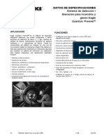 Datos de Especificaciones Sistema de Deteccion Liberacion para Incendios y Gases Eagle Quantum Premier