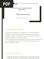 Transformacao de Energia