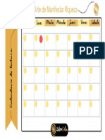 Calendario El Arte de Manifestar Rriqueza