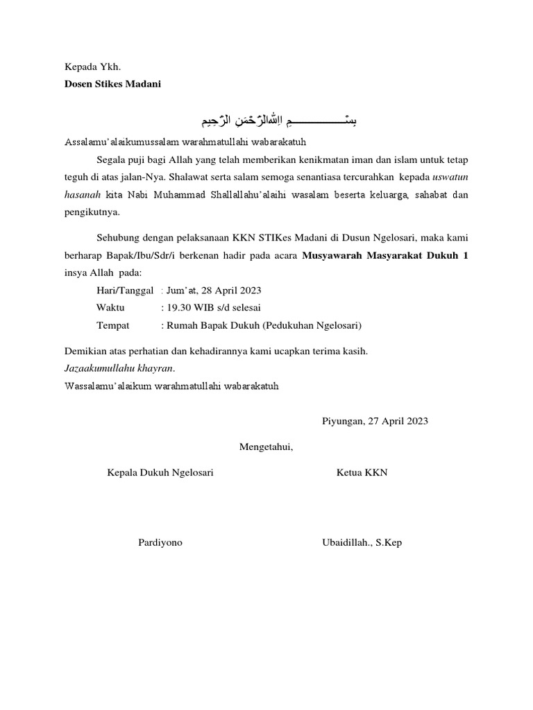 Surat Undangan-3 | PDF