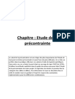 Chapitre: Etude de La Précontrainte