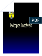 2021 - Isotopos Instaveis & Radioactividade